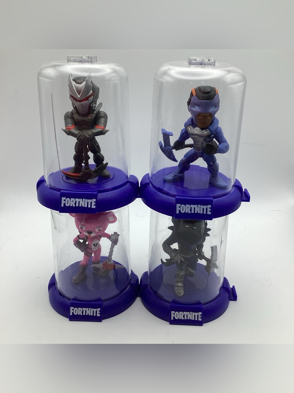 4 X Domez FORTNITE Cuddle Team Leader Raven Series 1 Epic Games Collectible Mini